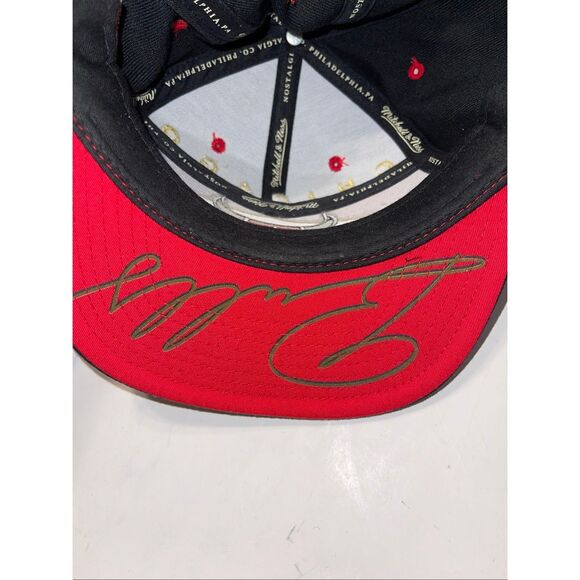 Mitchell & Ness CHICAGO BULLS Snapback Hat Black/Gold Cap 1998 NBA FINALS PATCH - Picture 7 of 7